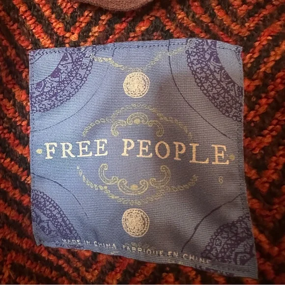 Free People Patricia Peplum Jacket Size 6 - Picture 9 of 14